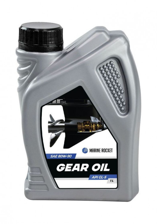 Масло трансмиссионное Marine Rocket, Gear Oil Sae 90, 1L, арт. 4620136030618,          MARINE ROCKET 