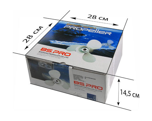 Винт гребной Johnson 20-35;3x10x13, BaekSan, арт. 090251000A1300J,          BaekSan  Винт гребной Johnson 20-35;3x10x13, BaekSan, арт. 090251000A1300J,          BaekSan