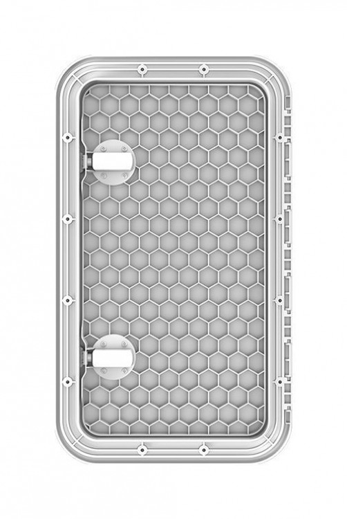 Люк смотровой белый, SeaFlo, 353 х 606 мм, арт. SFRE135360602,          SeaFlo 