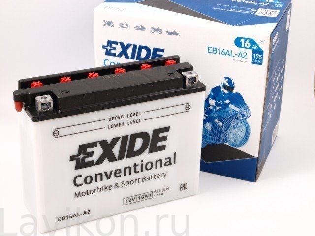 Мотоаккумулятор Exide EB16AL-A2, арт. EB16AL-A2,          Exide  Мотоаккумулятор Exide EB16AL-A2, арт. EB16AL-A2,          Exide