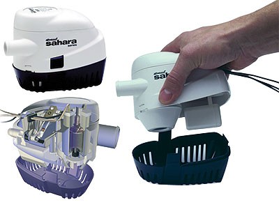 Автоматическая трюмная помпа "Sahara 1100" на 24 В, арт. 10250601,          Attwood 