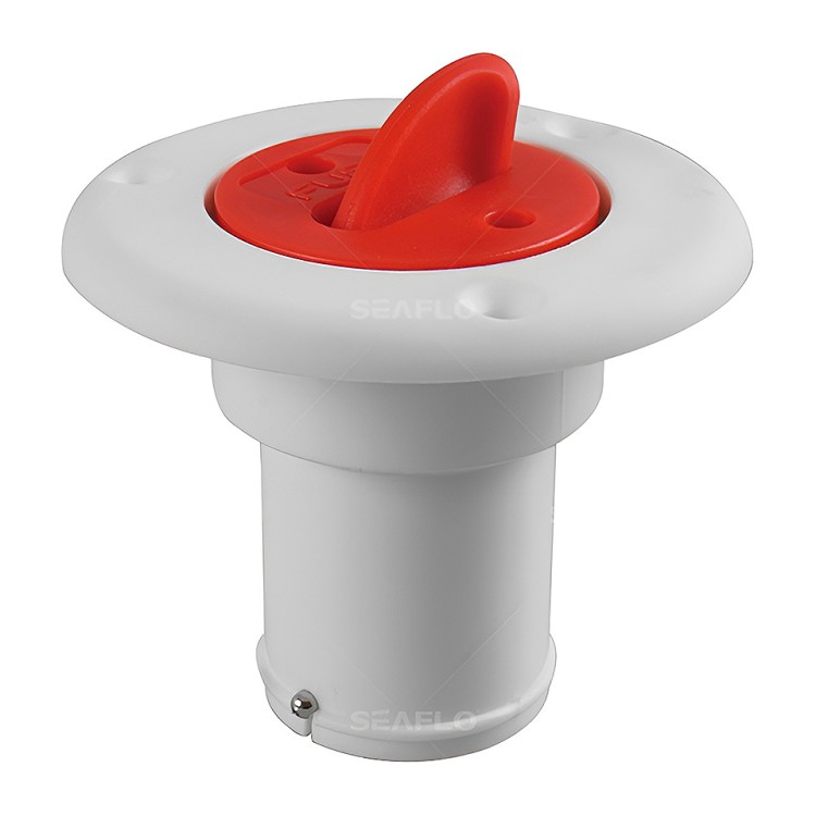 Палубная горловина, белый корпус/красная крышка, арт. 10252292,          SeaFlo 