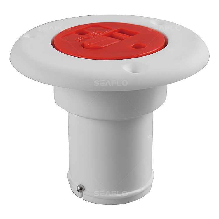 Палубная горловина, белый корпус/красная крышка, арт. 10252292,          SeaFlo 
