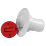 Палубная горловина, белый корпус/красная крышка, арт. 10252292,          SeaFlo 