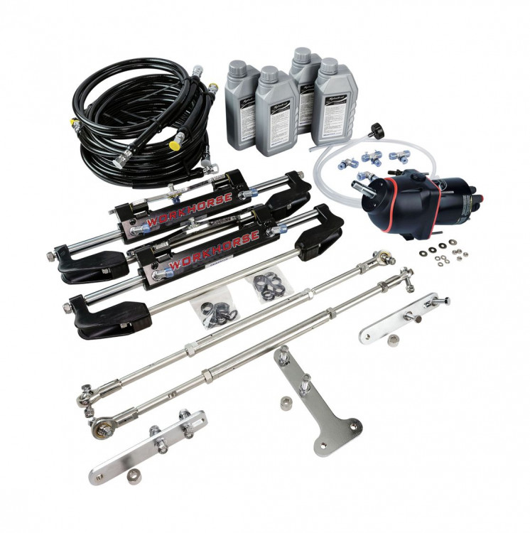 Гидравлическая система рулевого управления для 3-моторов 300 л.с (TBE-6380, 635-800 мм), Sea First, арт. MOT700HT2-30-TBE3(6380),          Sea First 