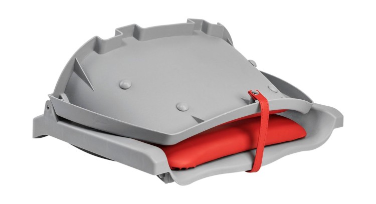 Кресло складное мягкое TRAVELER, цвет серый/красный, арт. MR10014,          MARINE ROCKET  Кресло складное мягкое TRAVELER, цвет серый/красный, арт. MR10014,          MARINE ROCKET