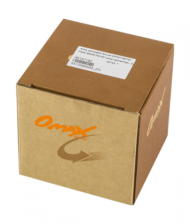 Анод цинковый Suzuki DF40T-50T/DF40A-60A/DT40-85 (киль протектор), арт. 5512595500_ZN_OM,          OMAX 