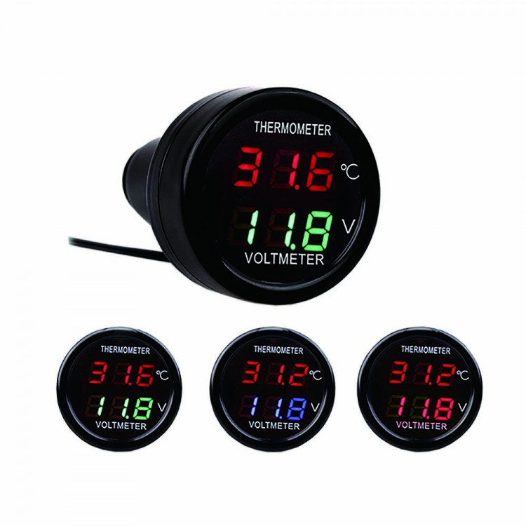 Термометр/вольтметр AAA, арт. SK-A4023-ts,          AAA  Термометр/вольтметр AAA, арт. SK-A4023-ts,          AAA