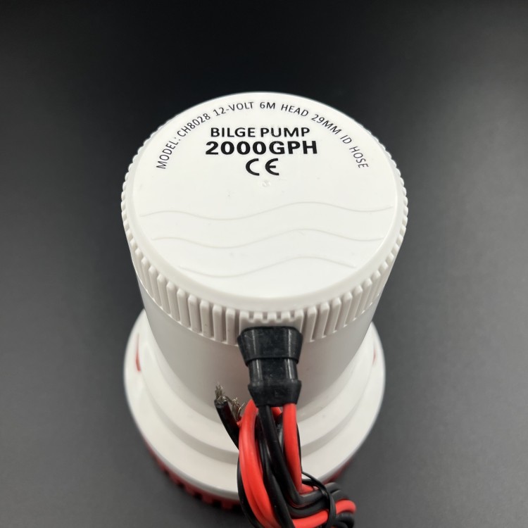 Помпа осушительная 2000GPH (12V) (7570 л/ч) (PREMARINE), арт. 2000GP,          PREMARINE 