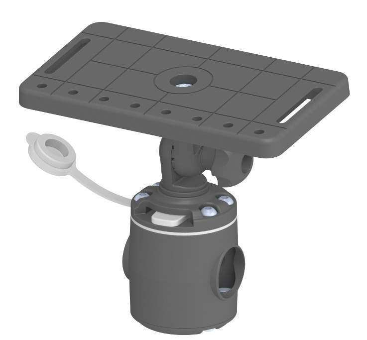 Площадка монтажная на леер быстросъемная, арт. 040562T,          Техномарин 