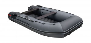 Надувная лодка ПВХ, Таймень RX 3900 НДНД, светло-серый/черный