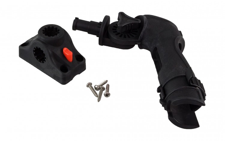 Подставка под удочку черная в комплекте с креплением CFMT303, арт. CFRH302,          Chen Fun  Подставка под удочку черная в комплекте с креплением CFMT303, арт. CFRH302,          Chen Fun