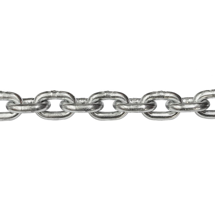 Цепь оцинкованная, DIN 766, 14 мм внутр 40мм х 18мм внешн 65мм х 50мм, арт. 10235885,  