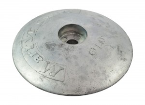 Анод цинковый для транцевых плит, D140 мм. Martyr