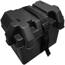 Ящик для аккумулятора в лодку (большой) 355х200х225мм