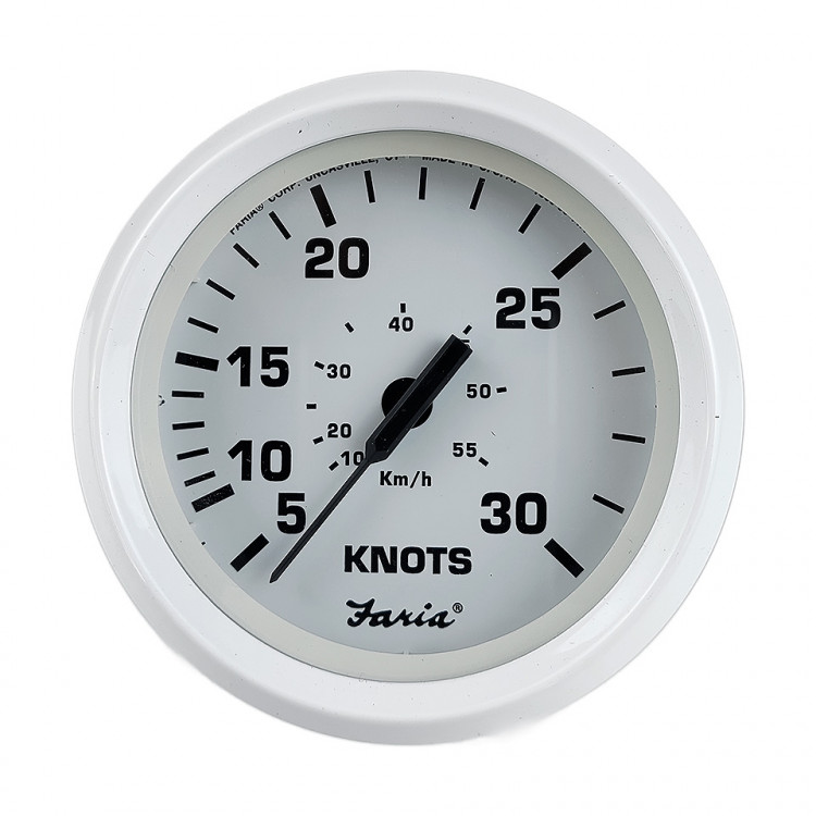 Спидометр, 30 узлов, серия Dress white, арт. 10250603,          Faria 