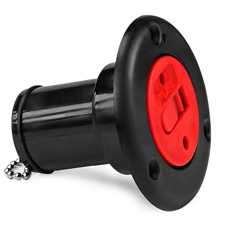 Палубная горловина, черный корпус/красная крышка (SFCF2-01), арт. 10252293,          SeaFlo 