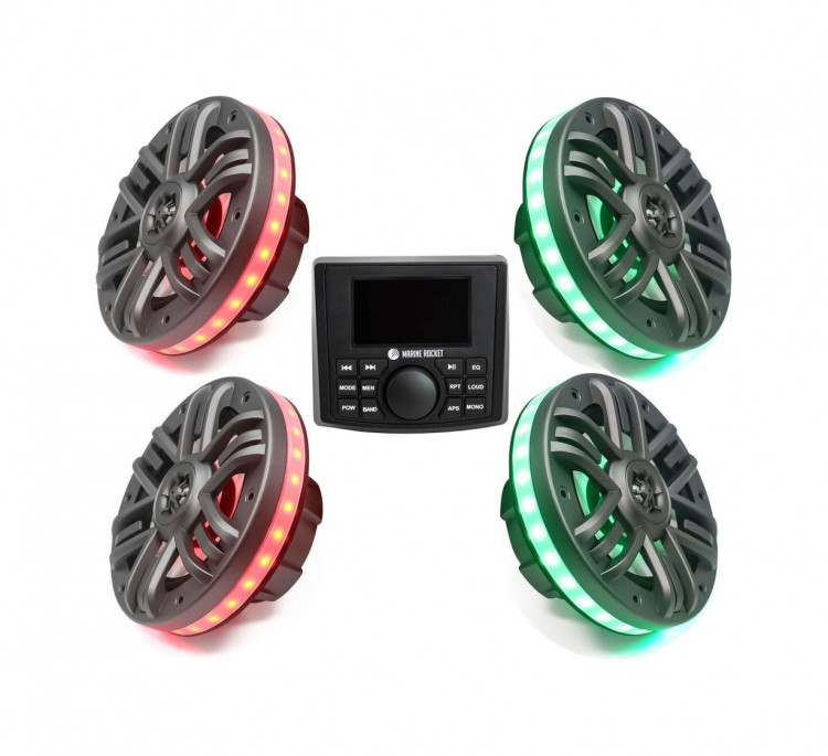 Морская аудиосистема MRH-335, M165KMR (2 компл), арт. MRH335_M165KMR2,          MARINE ROCKET 