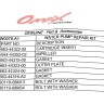 Ремкомплект помпы Yamaha 25-30D, Omax, арт. 6J8W0078A2_OM,          OMAX 