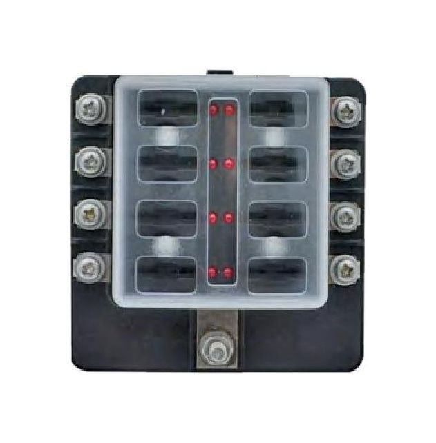 Блок на 8 предохранителей с индикацией исправности предохранителя, арт. 4620136033695,          MARINE ROCKET 