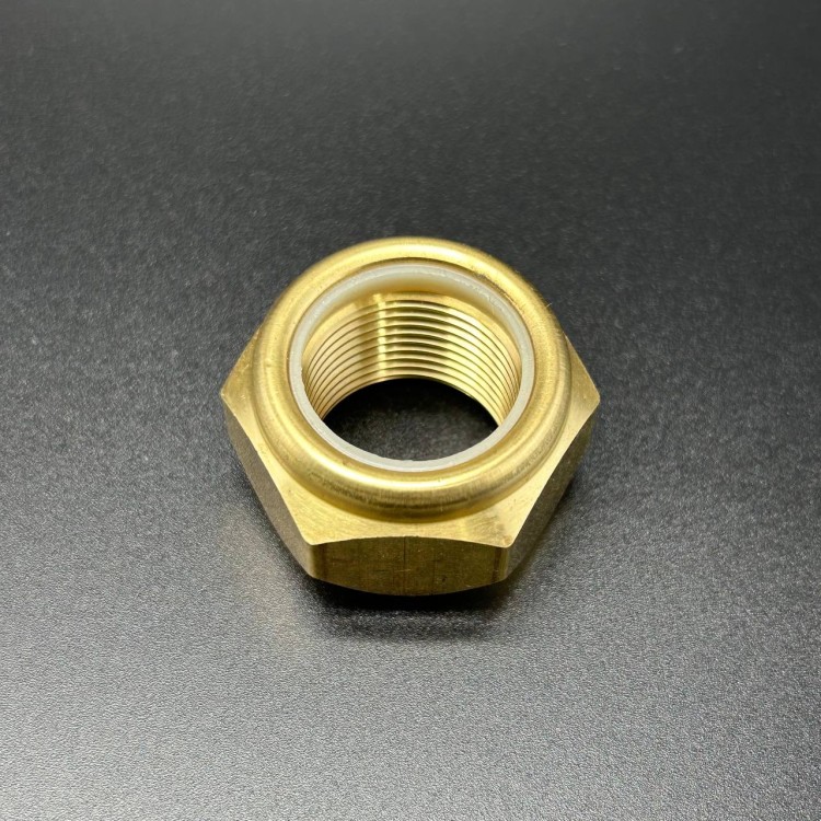 Гайка латунная диам. 24 мм PROP NUT  (Quicksilver), арт. 862907,          MERCURY  Гайка латунная диам. 24 мм PROP NUT  (Quicksilver), арт. 862907,          MERCURY