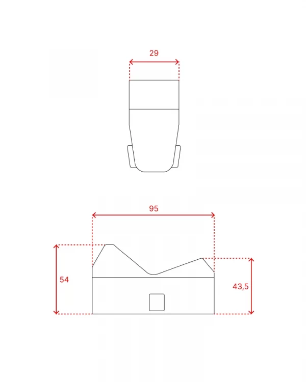 Буфер лыжи POLARIS 5003032PO, арт. 5003032PO,          ЦЕНТРПЛАСТ 
