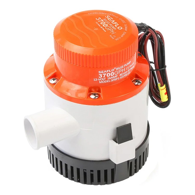 Помпа трюмная SeaFlo 3700 GPH (230 л/мин), 12 В (SFBP1-G3700-01), арт. 10270443,  
