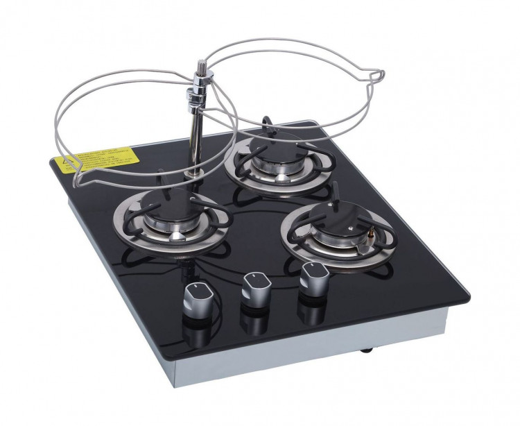 Варочная газовая панель 3 конфорки, Marine Rocket, арт. MRB008GS,          MARINE ROCKET 
