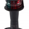 Огонь ходовой комбинированый (красный, зеленый) на стойке 100 мм, черный (упаковка из 4 шт.) 