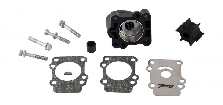 Ремкомплект помпы с корпусом Yamaha F8-F9.9/ 9.9D-15D, арт. 682W0078A1_WH_OM,          OMAX 
