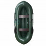 Надувная лодка ПВХ Ангара 270 НД, зеленый, SibRiver 