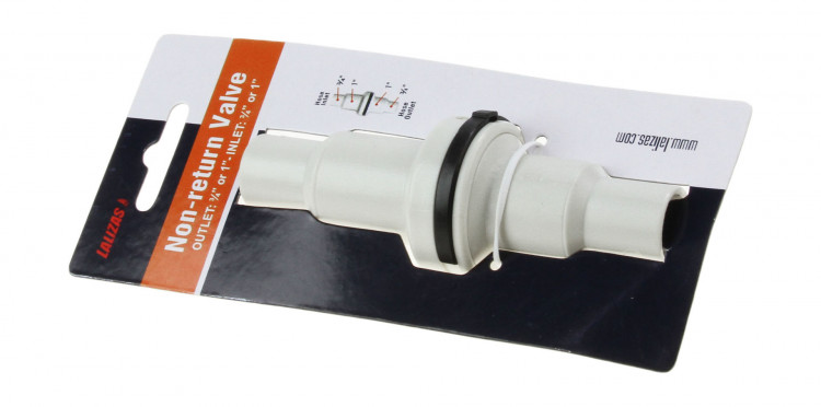 Клапан невозвратный под шланг 19/25 мм, арт. 31345,          Lalizas 