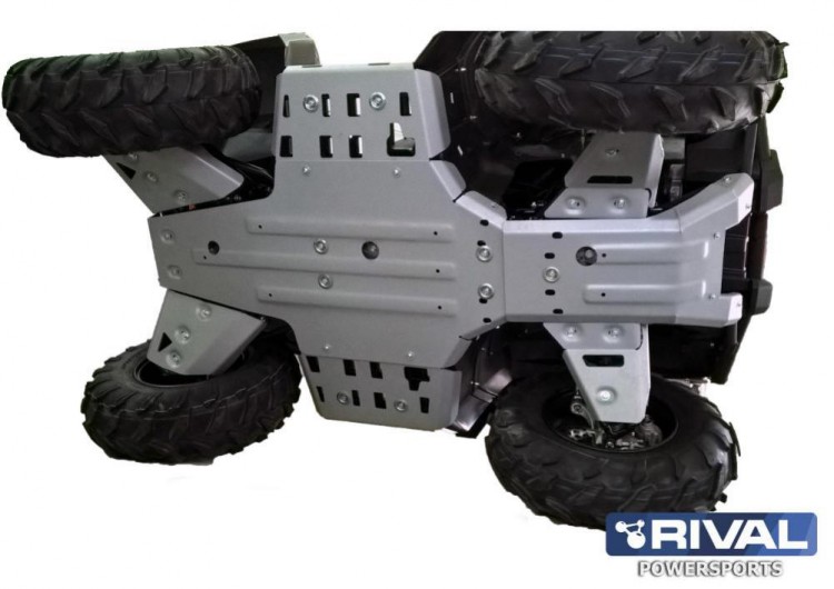 Комплект AL защиты днища Yamaha Kodiak 700 (2016-), арт. 444.7132.1-riv,          Rival 