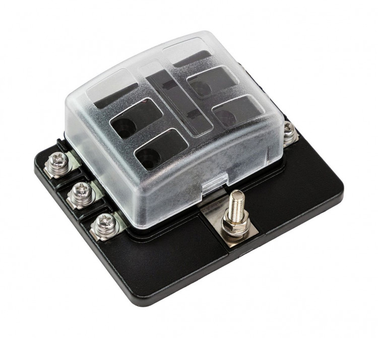 Блок на 6 предохранителей с индикацией исправности предохранителя, арт. 4620136033701,          MARINE ROCKET 