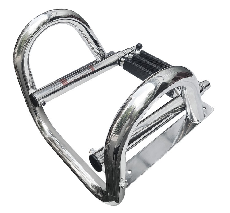 Трап телескопический с поручнями, 3 ступени, арт. 10267757,  