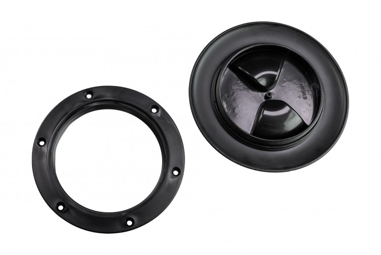 Лючок палубный 102 мм, черный, арт. 20-199-11,          Osculati  Лючок палубный 102 мм, черный, арт. 20-199-11,          Osculati