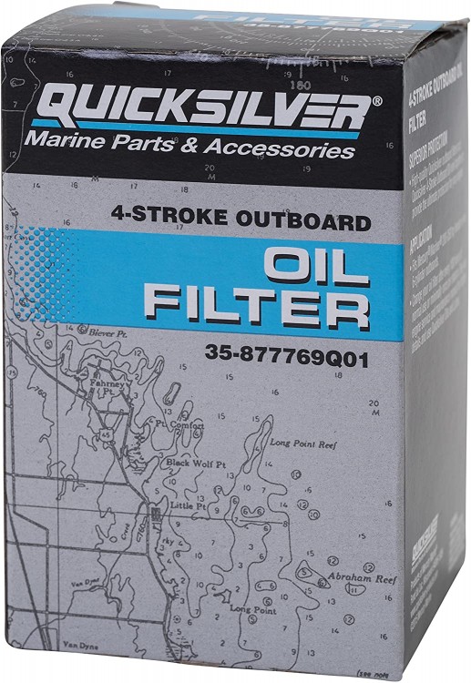 Фильтр масляный QuickSilver 877769Q01 для  Verado L6, арт. 877769Q01,          MERCURY  Фильтр масляный QuickSilver 877769Q01 для  Verado L6, арт. 877769Q01,          MERCURY
