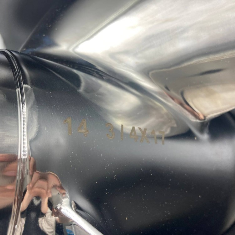 Гребной винт правого вращения VOLVO Sx Saltist AMMA (3x14 3/4x17) (Сталь) (Polastorm), арт. 5799-3148-17,          POLASTORM 