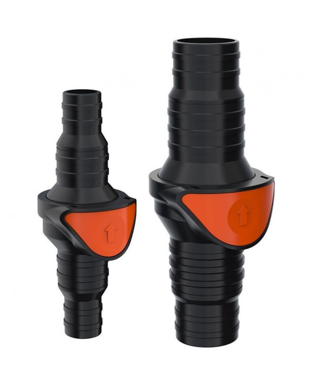 Клапан невозвратный прямой под шланг 33/33 мм, SaeFlo, арт. SFINV1Z15001,          SeaFlo 