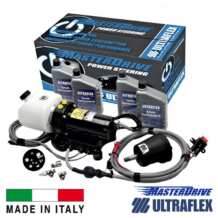 Комплект ГСУ с гидроусилителем Masterdrive для одного мотора (укомплектованный), арт. MD32F,          Ultraflex 