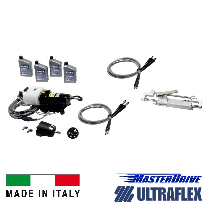 Комплект ГСУ с гидроусилителем Masterdrive для одного мотора (укомплектованный), арт. MD32F,          Ultraflex 