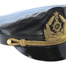 Капитанка кожаная (черный) р 60, арт. 10258189,          Россия 