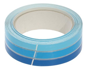 Клейкая лента для ватерлинии, градиентная, красно-желтая, 33 мм