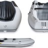 Надувная лодка ПВХ, SOLAR-420 К (Максима), серый, арт. SLR420k_max_grey,          Solar 