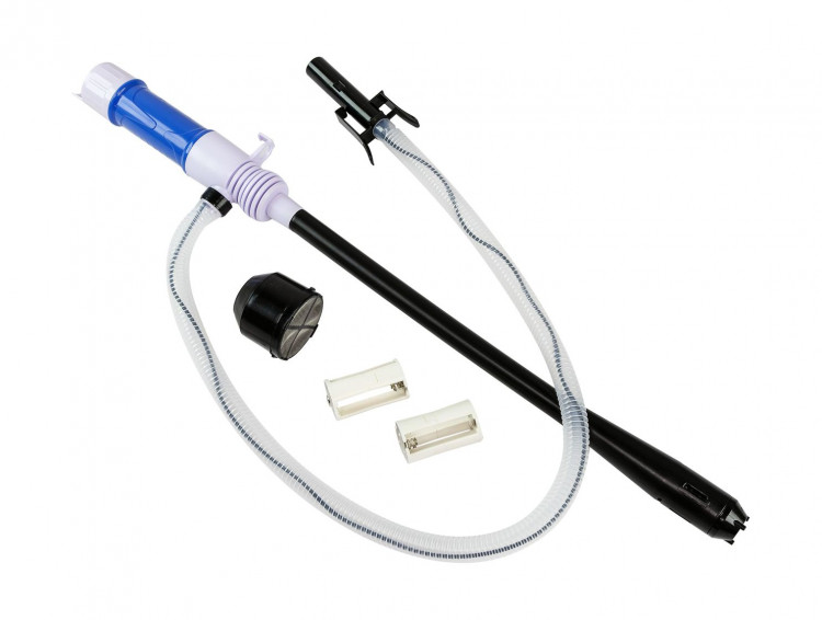 Насос электрический для перекачки топлива на батарейках 90см с автоотключением, арт. YY90MR,          MARINE ROCKET 