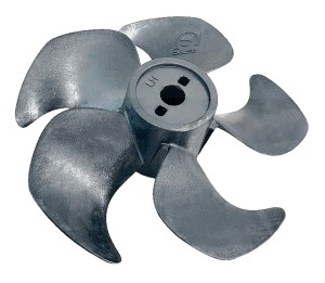 Гребной винт для одновинтового 185 мм подрул. устр.(он же правый для 2-винтового), 5-лопастный