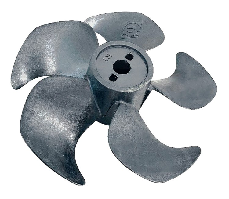 Гребной винт для одновинтового 185 мм подрул. устр.(он же правый для 2-винтового), 5-лопастный, арт. 10268507,          Quick 