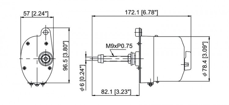 Электропривод стеклоочистителя 12 В с щеткой 355 мм (14") черный, арт. 101201412,          TMC  Электропривод стеклоочистителя 12 В с щеткой 355 мм (14") черный, арт. 101201412,          TMC