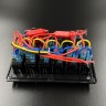Панель управления (6 тумблеров вкл/выкл, 2 USB, розетка 12V, вольтметр) (PREMARINE), арт. SF50802-6H1P1UC1V,          PREMARINE 