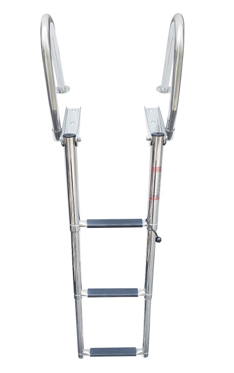 Трап телескопический с поручнями, 3 ступени, арт. 10267759,  